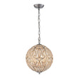 Load image into Gallery viewer, LightFixturesUSA - Glam Shabby Chic Crystal Globe Chandelier Distressed Silver - Chandelier - 6 - Lt -
