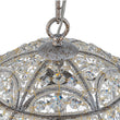 Load image into Gallery viewer, LightFixturesUSA - Glam Shabby Chic Crystal Globe Chandelier Distressed Silver - Chandelier - 6 - Lt -