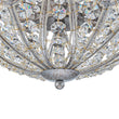 Load image into Gallery viewer, LightFixturesUSA - Glam Shabby Chic Crystal Globe Chandelier Distressed Silver - Chandelier - 6 - Lt -