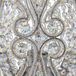 Load image into Gallery viewer, LightFixturesUSA - Glam Shabby Chic Crystal Globe Chandelier Distressed Silver - Chandelier - 6 - Lt -