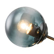 Load image into Gallery viewer, LightFixturesUSA - Glam Tiered Blue Glass Globe Bubble Sputnik Chandelier - Chandelier - Black -