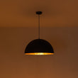 Load image into Gallery viewer, LightFixturesUSA - Industrial Oversized Large Metal Dome Pendant Light - Chandelier - Black - 15 in. (Pre - Order)
