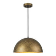 Load image into Gallery viewer, LightFixturesUSA - Industrial Oversized Large Metal Dome Pendant Light - Chandelier - Weathered Graphite - 15 in.