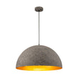 Load image into Gallery viewer, LightFixturesUSA - Industrial Oversized Large Metal Dome Pendant Light - Chandelier - Weathered Graphite - 15 in. (Pre - Order)