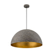 Load image into Gallery viewer, LightFixturesUSA - Industrial Oversized Large Metal Dome Pendant Light - Chandelier - Weathered Graphite - 15 in. (Pre - Order)