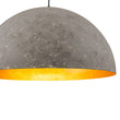 Load image into Gallery viewer, LightFixturesUSA - Industrial Oversized Large Metal Dome Pendant Light - Chandelier - Weathered Graphite - 15 in. (Pre - Order)
