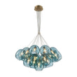 Load image into Gallery viewer, LightFixturesUSA - Lake House Cluster Blue Glass Globe Bubble Chandelier - Chandelier - Green Bubble -