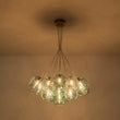 Load image into Gallery viewer, LightFixturesUSA - Lake House Cluster Blue Glass Globe Bubble Chandelier - Chandelier - Green Bubble -