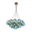 Load image into Gallery viewer, LightFixturesUSA - Lake House Cluster Blue Glass Globe Bubble Chandelier - Chandelier - Green Bubble -