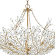 Load image into Gallery viewer, LightFixturesUSA - Luxe Gold Crystal Blossom Floral Basket Chandelier - Chandelier - Antique Gold -