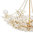 Load image into Gallery viewer, LightFixturesUSA - Luxe Gold Crystal Blossom Floral Basket Chandelier - Chandelier - Antique Gold -