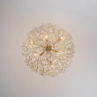 Load image into Gallery viewer, LightFixturesUSA - Luxe Gold Crystal Blossom Floral Basket Chandelier - Chandelier - Antique Gold -