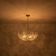 Load image into Gallery viewer, LightFixturesUSA - Luxe Gold Crystal Blossom Floral Basket Chandelier - Chandelier - Antique Gold -