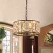 Load image into Gallery viewer, LightFixturesUSA - Luxe Moroccan Antique Crystal Drum Cage Chandelier - Chandelier - 14.1 in. -
