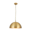 Load image into Gallery viewer, LightFixturesUSA - Luxe Oversized Brushed Brass Iron Large Dome Pendant Light - Pendant Light - 23.6 in. -