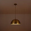 Load image into Gallery viewer, LightFixturesUSA - Luxe Oversized Brushed Brass Iron Large Dome Pendant Light - Pendant Light - 23.6 in. -