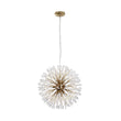 Load image into Gallery viewer, LightFixturesUSA - Luxury Bloom Dandelion Crystal Firework Chandelier - Chandelier - Brass -