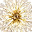 Load image into Gallery viewer, LightFixturesUSA - Luxury Bloom Dandelion Crystal Firework Chandelier - Chandelier - Brass -