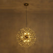 Load image into Gallery viewer, LightFixturesUSA - Luxury Bloom Dandelion Crystal Firework Chandelier - Chandelier - Brass -