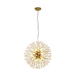 Load image into Gallery viewer, LightFixturesUSA - Luxury Bloom Dandelion Crystal Firework Chandelier - Chandelier - Brass -