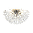 Load image into Gallery viewer, LightFixturesUSA - Luxury Bloom Dandelion Crystal Semi Flush Mount - Ceiling Light - Brass -