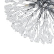 Load image into Gallery viewer, LightFixturesUSA - Luxury Bloom Dandelion Crystal Semi Flush Mount - Ceiling Light - Chrome -