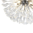 Load image into Gallery viewer, LightFixturesUSA - Luxury Bloom Dandelion Crystal Semi Flush Mount - Ceiling Light - Chrome -