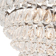Load image into Gallery viewer, LightFixturesUSA - Luxury Glam Tiered Crystal Raindrop Round Chandelier - Chandelier - Black -