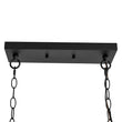 Load image into Gallery viewer, LightFixturesUSA - Matte Black 5 - Light Cross Framed Box Kitchen Island Chandelier - Chandelier - Black -