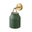 Load image into Gallery viewer, LightFixturesUSA - Mid - Century 1 - Light Hanging Jar Shade Wall Sconce - Wall Sconce - Green Metal -