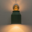Load image into Gallery viewer, LightFixturesUSA - Mid - Century 1 - Light Hanging Jar Shade Wall Sconce - Wall Sconce - Green Metal -