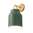 Load image into Gallery viewer, LightFixturesUSA - Mid - Century 1 - Light Hanging Jar Shade Wall Sconce - Wall Sconce - Green Metal -