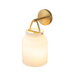 Load image into Gallery viewer, LightFixturesUSA - Mid - Century 1 - Light Hanging Jar Shade Wall Sconce - Wall Sconce - Green Metal -