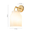 Load image into Gallery viewer, LightFixturesUSA - Mid - Century 1 - Light Hanging Jar Shade Wall Sconce - Wall Sconce - Green Metal -