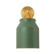Load image into Gallery viewer, LightFixturesUSA - Mid - Century 1 - Light Hanging Jar Shade Wall Sconce - Wall Sconce - Green Metal -