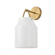 Load image into Gallery viewer, LightFixturesUSA - Mid - Century 1 - Light Hanging Jar Shade Wall Sconce - Wall Sconce - Green Metal -