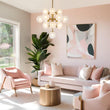 Load image into Gallery viewer, LightFixturesUSA-Mid-Century Frosted Glass Bubble Tiered Sputnik Chandelier-Chandelier-Brass-