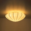 Load image into Gallery viewer, LightFixturesUSA - Mid - Century Modern White Flush Mount Light - Ceiling Light - 19 in. (3 - Lt) -