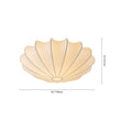 Load image into Gallery viewer, LightFixturesUSA - Mid - Century Modern White Flush Mount Light - Ceiling Light - 19 in. (3 - Lt) -