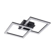 Load image into Gallery viewer, LightFixturesUSA - Minimalist 2 - light Square Dimmable LED Semi Flush Mount - Ceiling Light - Black -