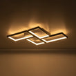 Load image into Gallery viewer, LightFixturesUSA - Minimalist 4 - light Rectangular Dimmable LED Semi Flush Mount - Ceiling Light - Black -