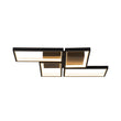 Load image into Gallery viewer, LightFixturesUSA - Minimalist 4 - light Rectangular Dimmable LED Semi Flush Mount - Ceiling Light - Black -