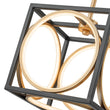 Load image into Gallery viewer, LightFixturesUSA - Minimalist Dimmable LED Black Gold Square Kitchen Pendant - Pendant Light - 28.5 in -