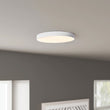 Load image into Gallery viewer, LightFixturesUSA - Minimalist LED Drum Flush Mount Ceiling Light - Ceiling Light - White - Warm White