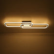 Load image into Gallery viewer, LightFixturesUSA - Minimalist Linear Rectangular Ring Dimmable LED Ceiling Light - Ceiling Light - Black -