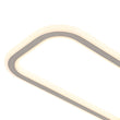 Load image into Gallery viewer, LightFixturesUSA - Minimalist Linear Rectangular Ring Dimmable LED Ceiling Light - Ceiling Light - Nickel -