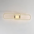 Load image into Gallery viewer, LightFixturesUSA - Minimalist Linear Rectangular Ring Dimmable LED Ceiling Light - Ceiling Light - Nickel -