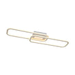Load image into Gallery viewer, LightFixturesUSA - Minimalist Linear Rectangular Ring Dimmable LED Ceiling Light - Ceiling Light - Nickel -