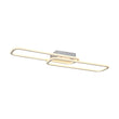 Load image into Gallery viewer, LightFixturesUSA - Minimalist Linear Rectangular Ring Dimmable LED Ceiling Light - Ceiling Light - Nickel -