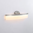 Load image into Gallery viewer, LightFixturesUSA - Minimalist Nickel Arched Dimmable LED Vanity Wall Light - Wall Sconce - Nickel -
